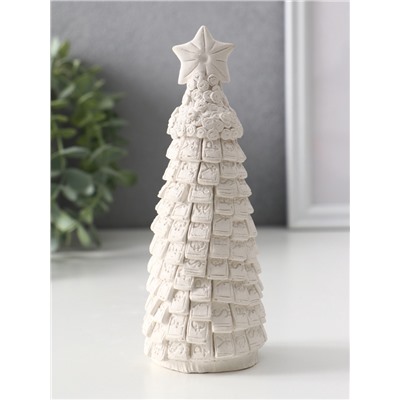 Фигурка гипс «Ёлка денежная», 15×6×6 см, натуральная