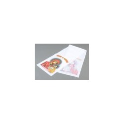 Искусственные цветы, Рушник погребальный (1010237) цветной узкий 120 х 23 (габардин) белый
