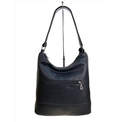 Женская сумка из искусственной кожи, цвет черный