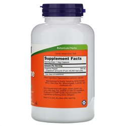 Now Foods, кайенский перец, 500 мг, 250 вегетарианских капсул