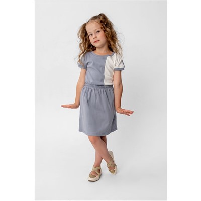 Костюм с юбкой Элис Серый/молочный НАТАЛИ, 876352