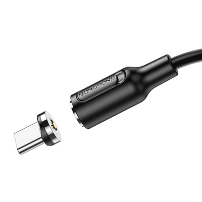Кабель USB - Type-C Borofone BX41 Amiable магнитный 12W 100см 2,4A  (black)