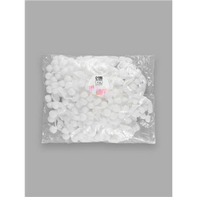 Тесьма декоративная с помпонами, 25±5 мм, 8±0.5 м, белая