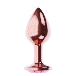 Пробка цвета розового золота с малиновым кристаллом Diamond Ruby Shine L - 8,3 см.