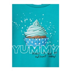 Фуфайка трикотажная для девочек (футболка) PLAYTODAY, 1240300