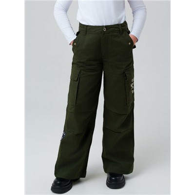 Брюки текстильные для девочек