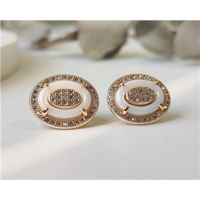 Серьги с керамикой