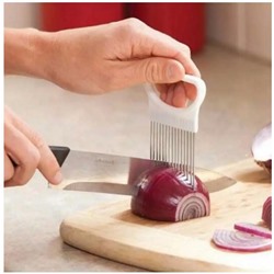 Держатель для лука для нарезки лимона, резак, ломтерезка, вспомогательный инструмент для нарезки еды