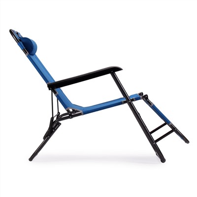 Кресло шезлонг СИНИЙ №2 47х152х93 /уп4/