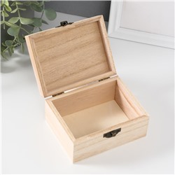 Шкатулка для росписи дерево «Прямоугольная», 6×12×9 см