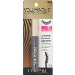 L'Oreal, Тушь для ресниц Voluminous Curved, черная 340, 8 мл