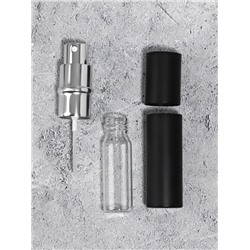 Флакон для парфюма, с распылителем, 10 мл, чёрный