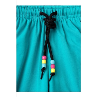 Комплект трикотажный для девочек: фуфайка (футболка), шорты PLAYTODAY, 1240325