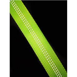 Ремень - поводок безопасности для собак амортизирующий, 50-70×2.5 см, зелёный