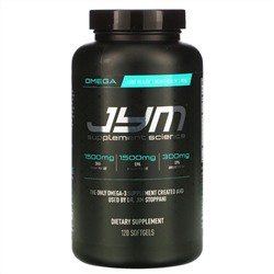 JYM Supplement Science, Omega-3, 120 Softgels