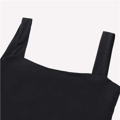 Топ женский MINAKU: Basic line, чёрный, кулирка, размер 44