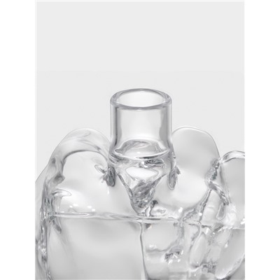 Мини-Бар «Средний палец», 1 л, 2 бокала, на подставке, стекло, дерево