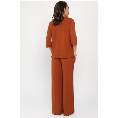 Костюм трикотажный Альберта (терракотовый) К14385-10М