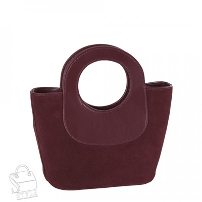Сумка женская кожаная 56075BDAA wine red Baidou