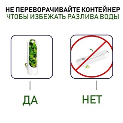 Контейнер для хранения зелени Доляна Fresh, пластик, 500 мл, белый