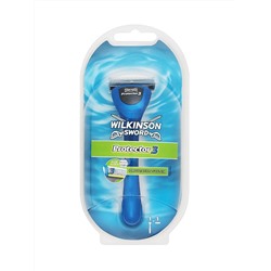 Станок для бритья Schick (Wilkinson Sword) Protector-3 Metal (+1 кассета)
