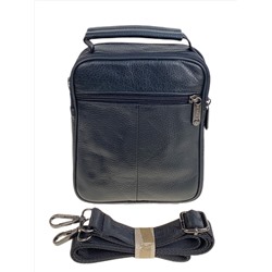 Сумка мужская из натуральной кожи, цвет черный