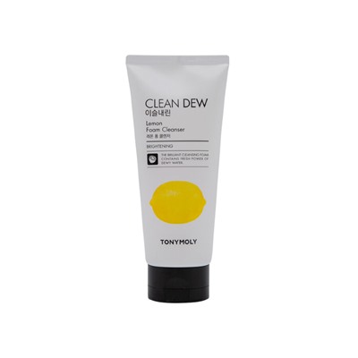 Tony Moly Пенка для умывания с экстрактом лимона Clean Dew Lemon Foam Cleanser