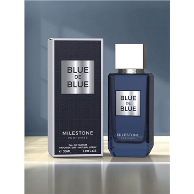 Парфюмерная вода мужская Milestone BLUE DE BLUE, 35 мл (по мотивам Bleu De Chanel)