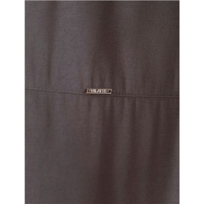 Укороченная блузка с V вырезом из плотного лиоцелла