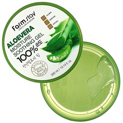Farmstay, Aloe Vera 100% Moisture Soothing Gel, 10.14 fl oz (300 ml)