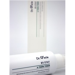 DR. ORACLE - ТОНЕР ДЛЯ ЛИЦА УСПОКАИВАЮЩИЙ С ЭКСТРАКТОМ ЦЕНТЕЛЛЫ 21: STAY A - THERA TONER, 120 МЛ