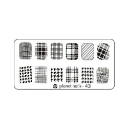 Planet Nails Диск с шаблонами для дизайна ногтей 23088, в ассортименте 13572