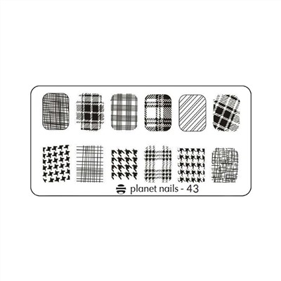 Planet Nails Диск с шаблонами для дизайна ногтей 23088, в ассортименте 13572