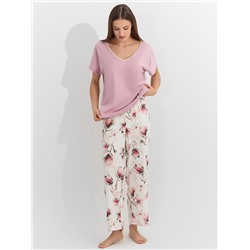 КОМПЛЕКТ ЖЕНСКИЙ (ФУТБОЛКА, БРИДЖИ) 592545