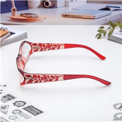 Готовые очки Восток 6618, бордовые, -3.5