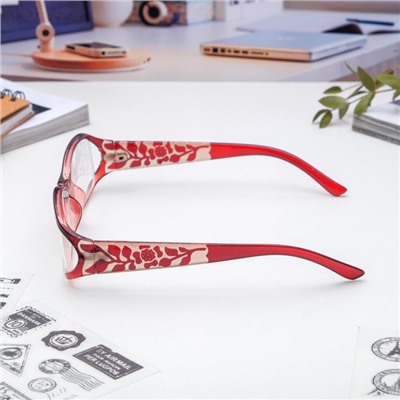 Готовые очки Восток 6618, цвет бордовый, -5,5