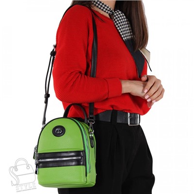 Рюкзак женский 69140 green Velina Fabbiano-Safenta/30