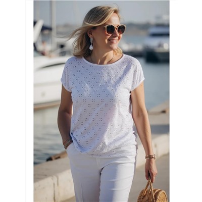 Футболка летняя ажурная WF/01