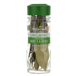 McCormick Gourmet, Organic, Turkish Bay Leaves,  0.18 oz (5 g)