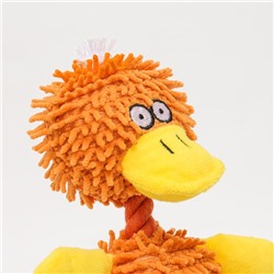 Игрушка текстильная «Косматый утёнок» , 32×19 см, коричневая