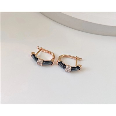 Серьги с керамикой