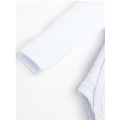 Боди детское «Крошка Я» Little Boss, рост 86-92 см, белое