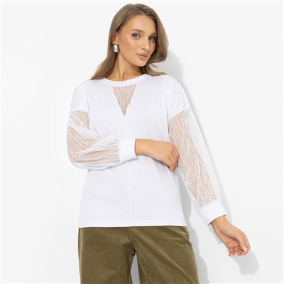 Футболка с длинным рукавом, Нет компромиссам (белая)