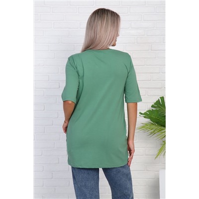 Футболка 786 с рисунком листья пальмы НАТАЛИ, 986272