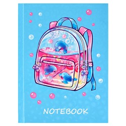 Записная книжка 48л. А6 "Водная фантазия" 117х151 мм, твёрдый переплёт, полноцв. печать