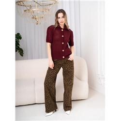 Кардиган поло на пуговицах