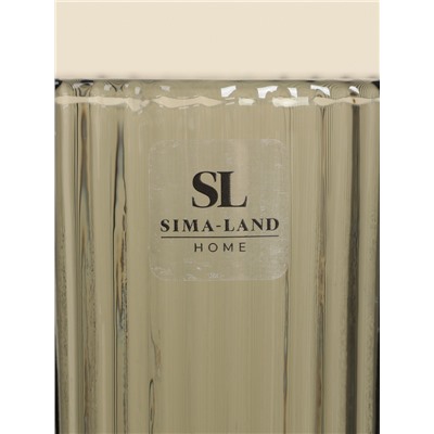 Бокалы для шампанского SL Home «Модерн», 150 мл, 5.5×18.5 см, набор 2 шт., стекло, графитовые