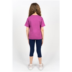 Комплект для девочки 41104 (футболка+бриджи)