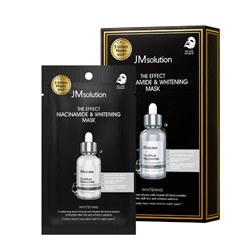 JMsolution Маска-салфетка The Effect с ниацинамидом Niacinamide & Whitening Mask