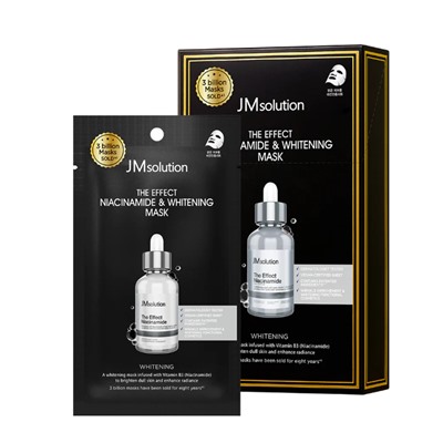 JMsolution Маска-салфетка The Effect с ниацинамидом Niacinamide & Whitening Mask